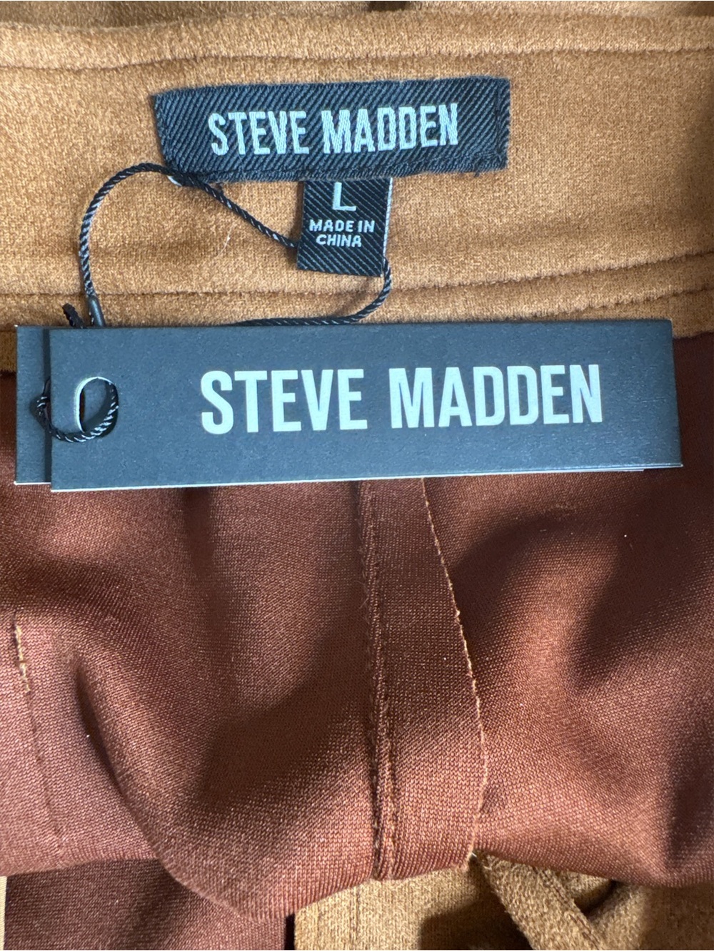 STEVE MADDEN Cheyenne Fringe Detail Faux Suede Shorts - Picture 11 of 15